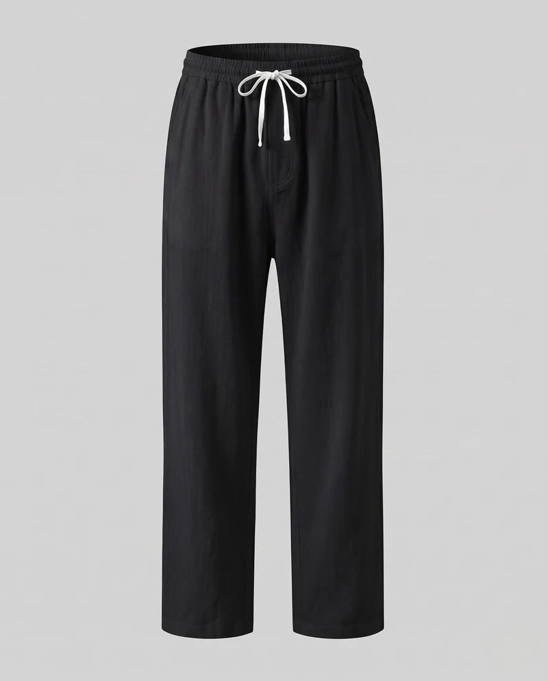 Herren Bequeme Baumwollhose Nord Taschen