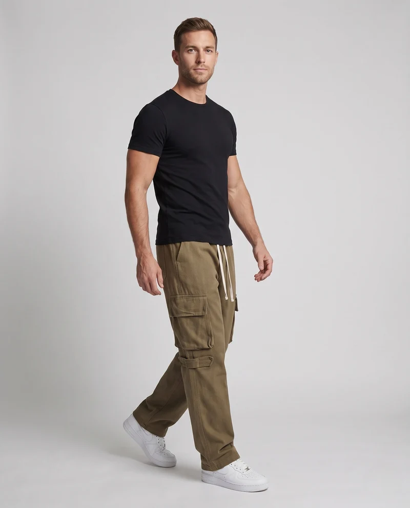 Herren Freizeit Cargo-Hose Nord Taschen 1787982195