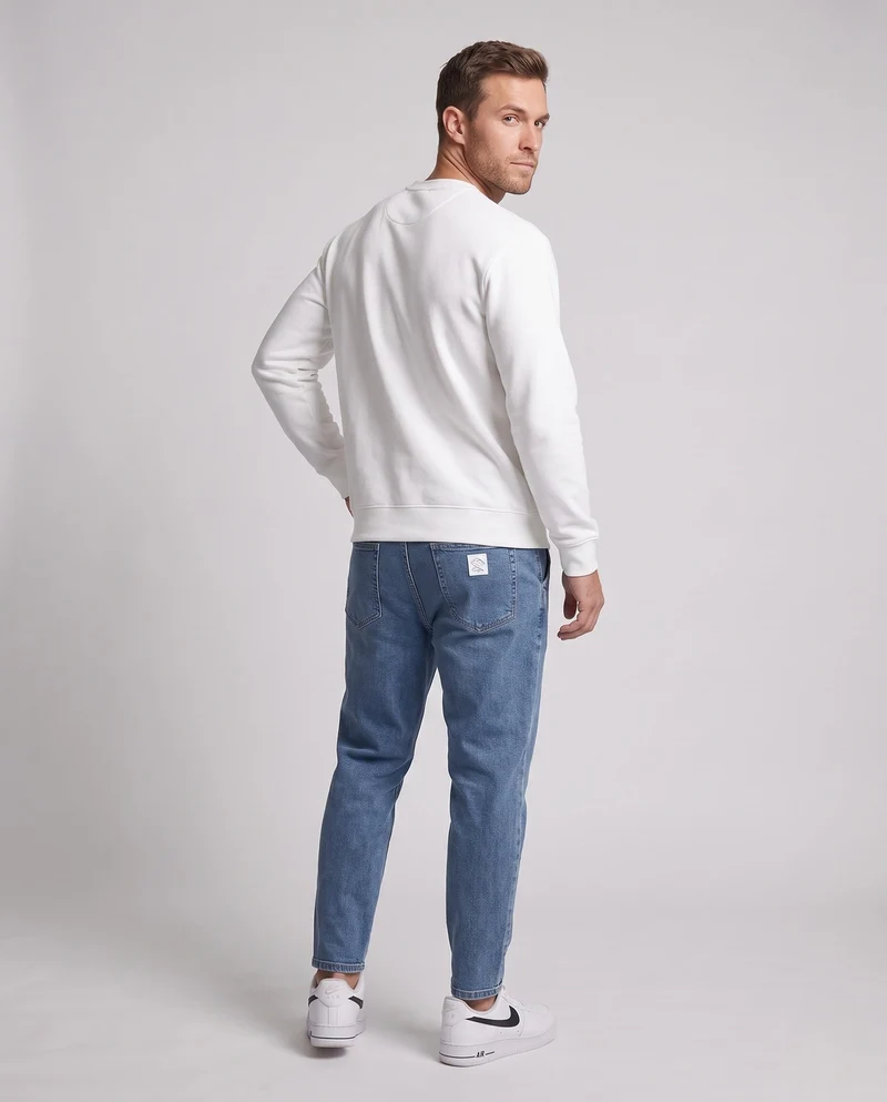 Herren Freizeit Denim Jogginghose Nord Taschen