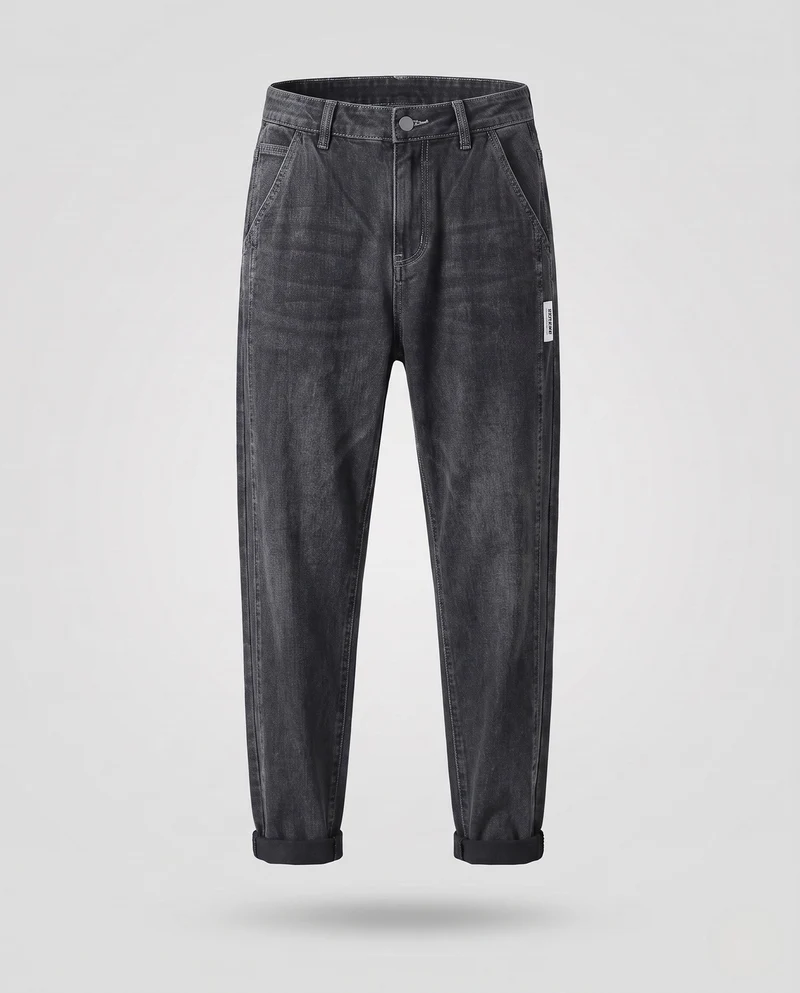 Herren Freizeit Denim Jogginghose Nord Taschen