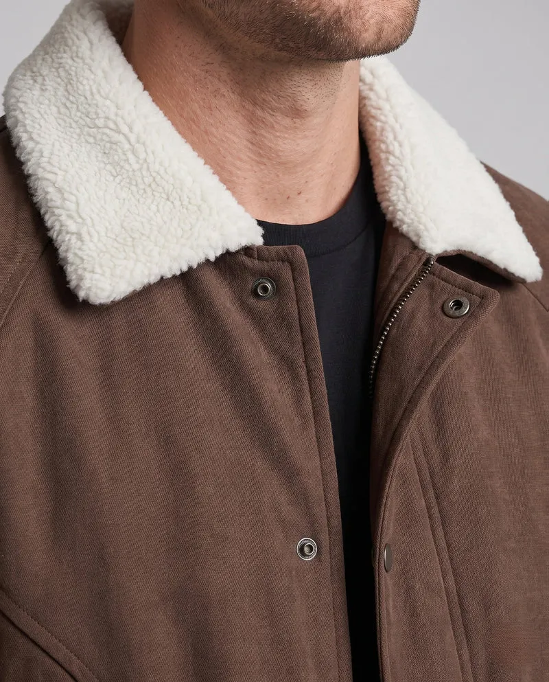 Herren Kunstleder Übergangsjacke Nord Taschen