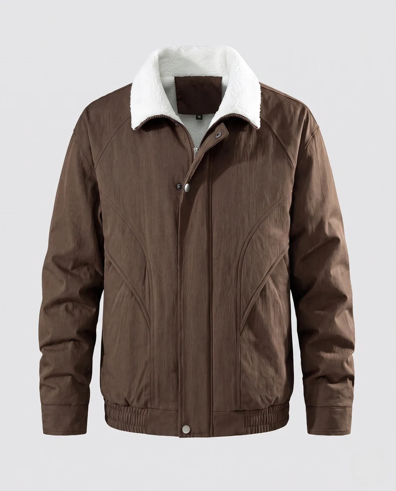 Herren Kunstleder Übergangsjacke Nord Taschen