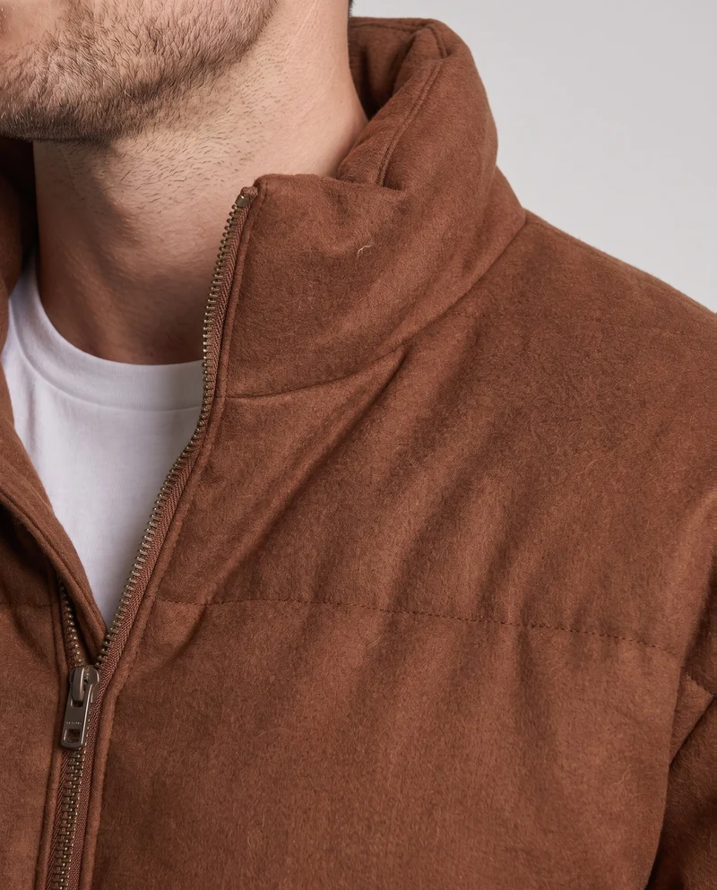 Herren Langärmlige Steppjacke Nord Taschen