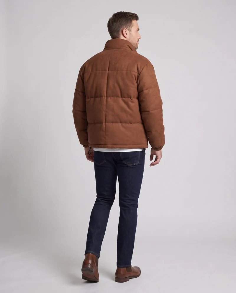 Herren Langärmlige Steppjacke Nord Taschen