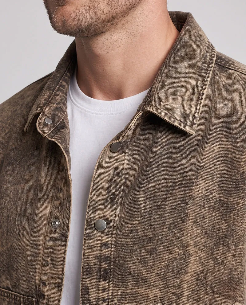 Herren Lässige Jeansjacke Nord Taschen