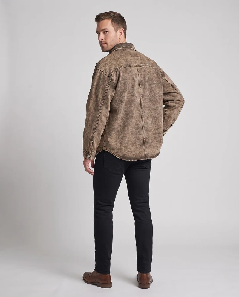 Herren Lässige Jeansjacke Nord Taschen