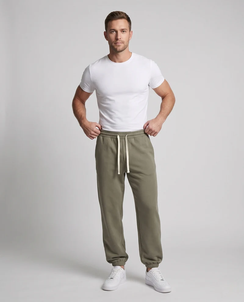 Herren Lässige Jogginghose mit elastischem Bund und Hosentaschen Nord Taschen
