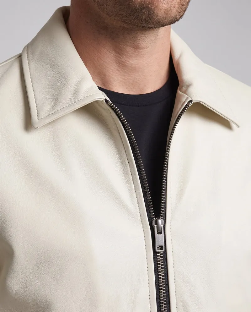 Herren Modische Kunstlederjacke mit praktischen Taschen Nord Taschen