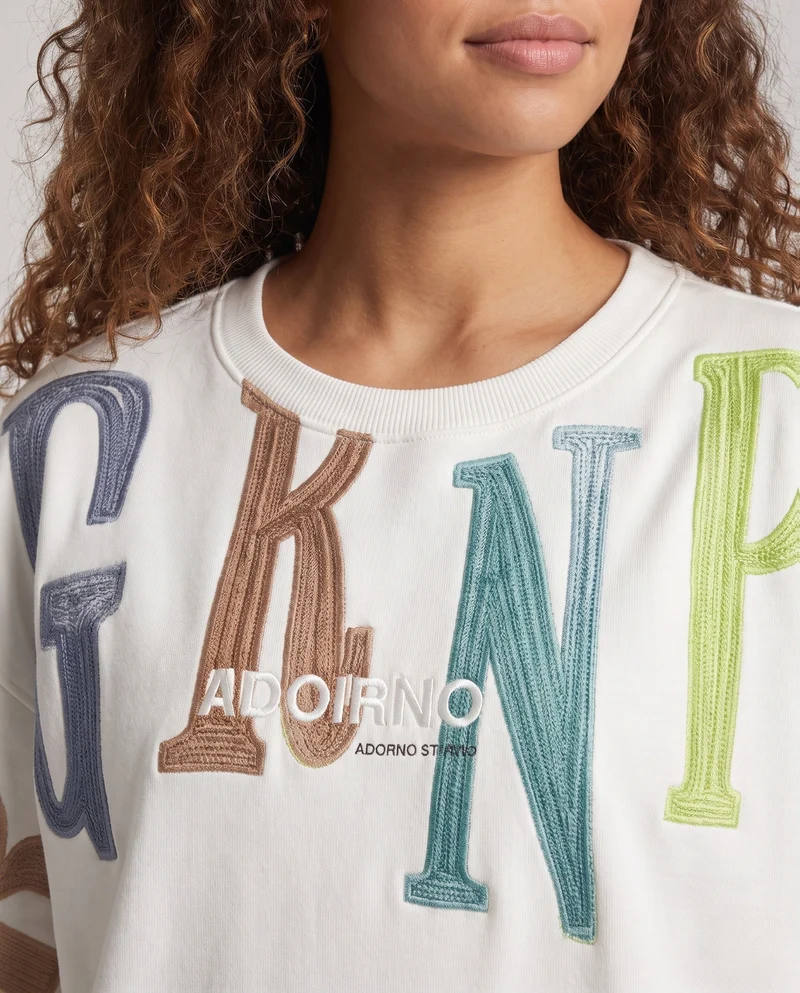 Damen Freizeitpullover mit kreativem Logo-Design Nord Taschen