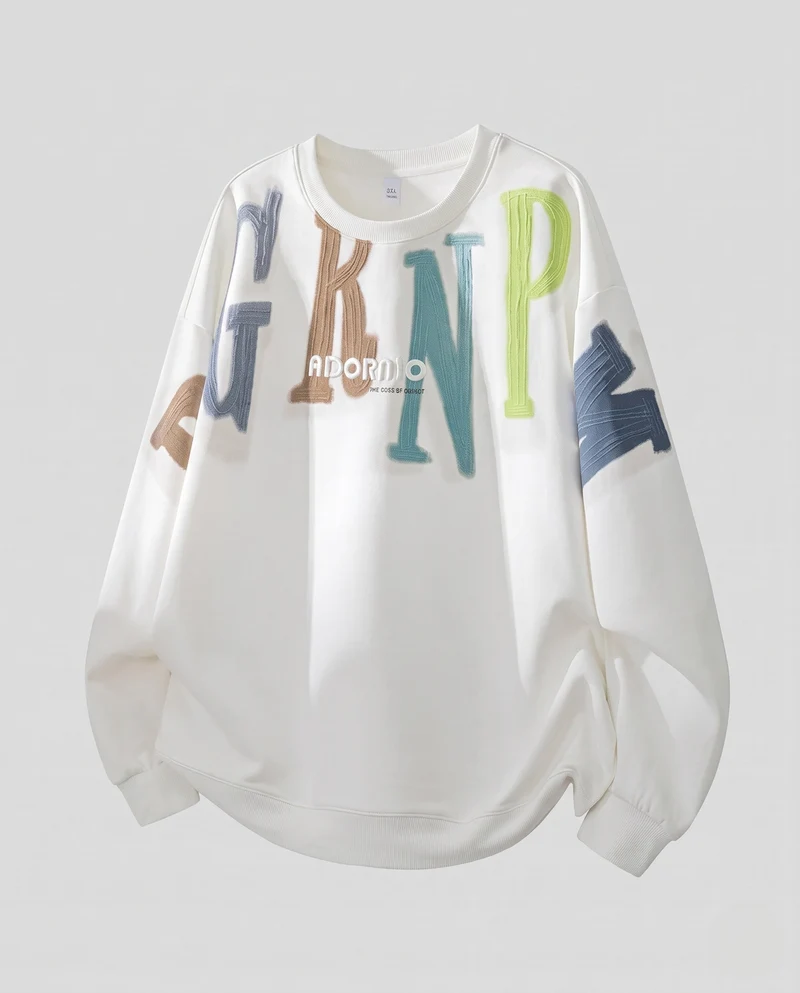 Damen Freizeitpullover mit kreativem Logo-Design Nord Taschen
