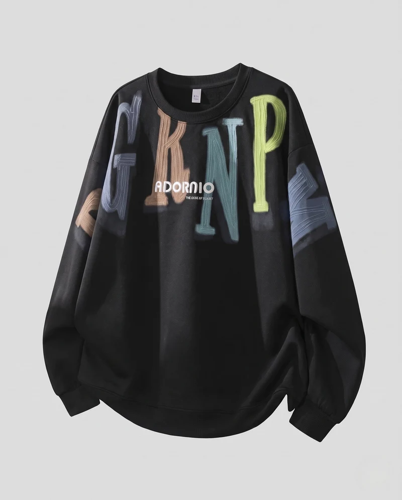 Damen Freizeitpullover mit kreativem Logo-Design Nord Taschen