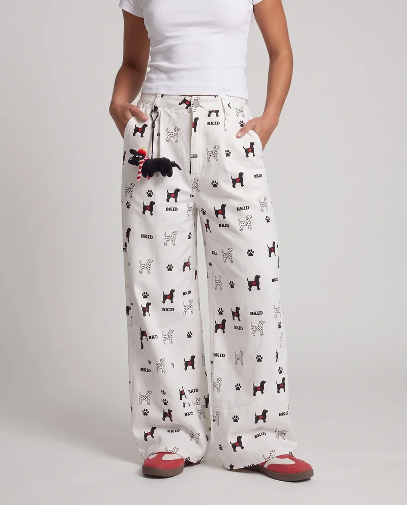 Frauen Lustige und Bequeme Locker Sitzende Hose Nord Taschen
