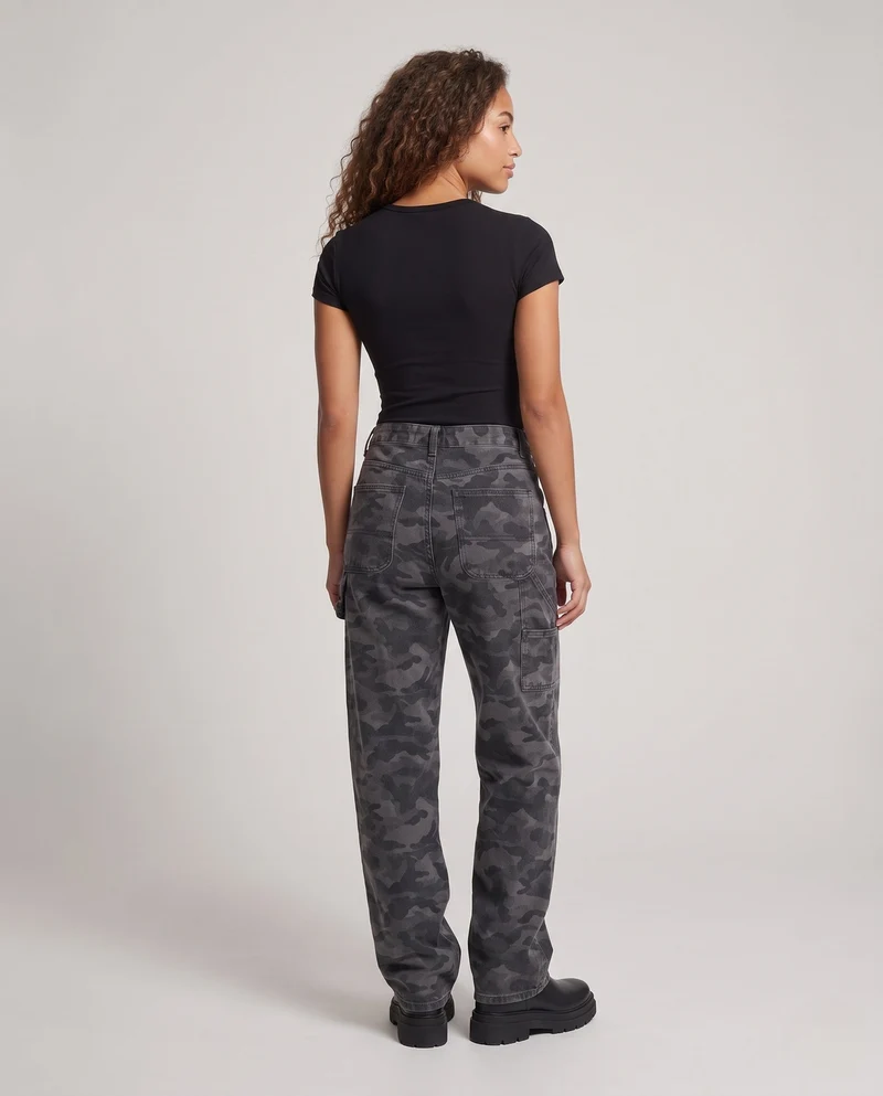 Damenmode Camouflage-Hose Nord Taschen