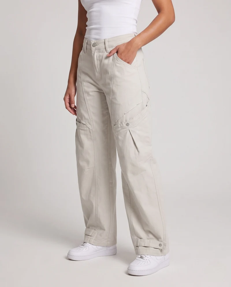 Damenmode Cargo-Hose mit praktischen Taschen Nord Taschen
