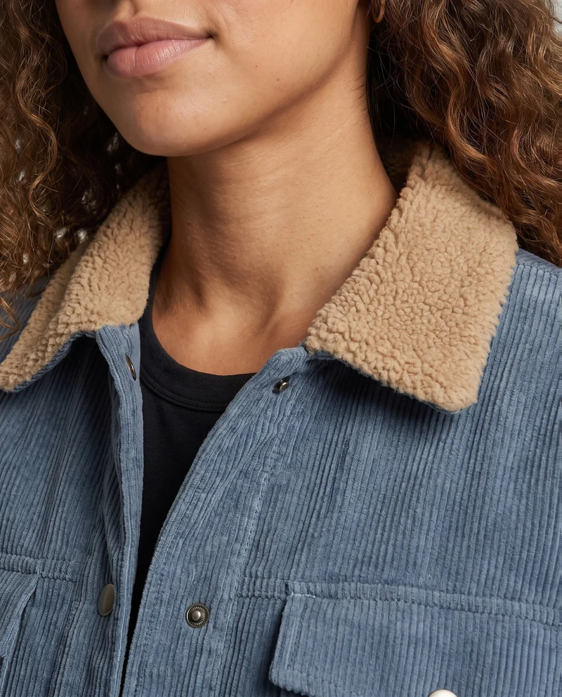 Damen Fashion Cordjacke Nord Taschen