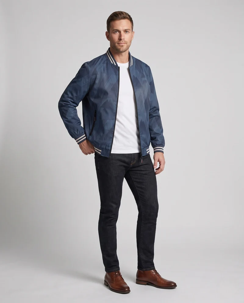 Herren Sportliche Übergangsjacke Nord Taschen 1788321812
