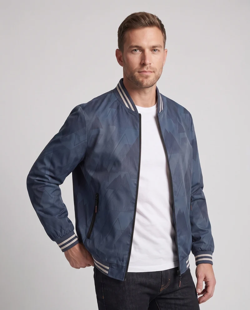 Herren Sportliche Übergangsjacke Nord Taschen 1788321812