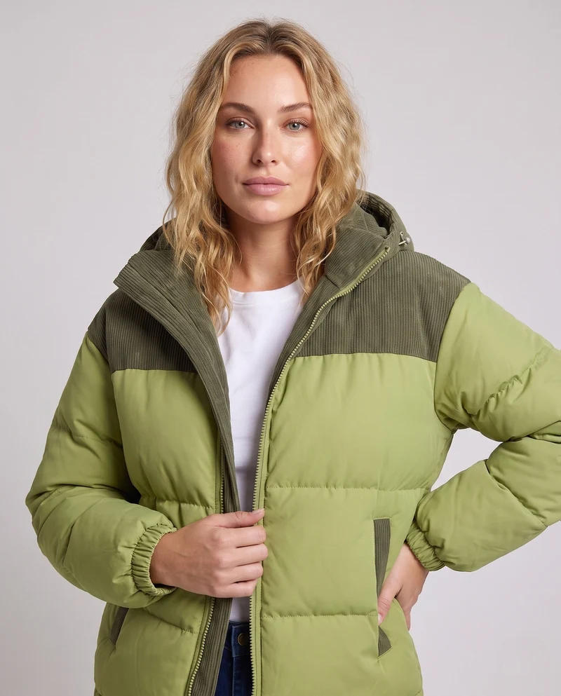 Damen Komfortable Steppjacke Nord Taschen