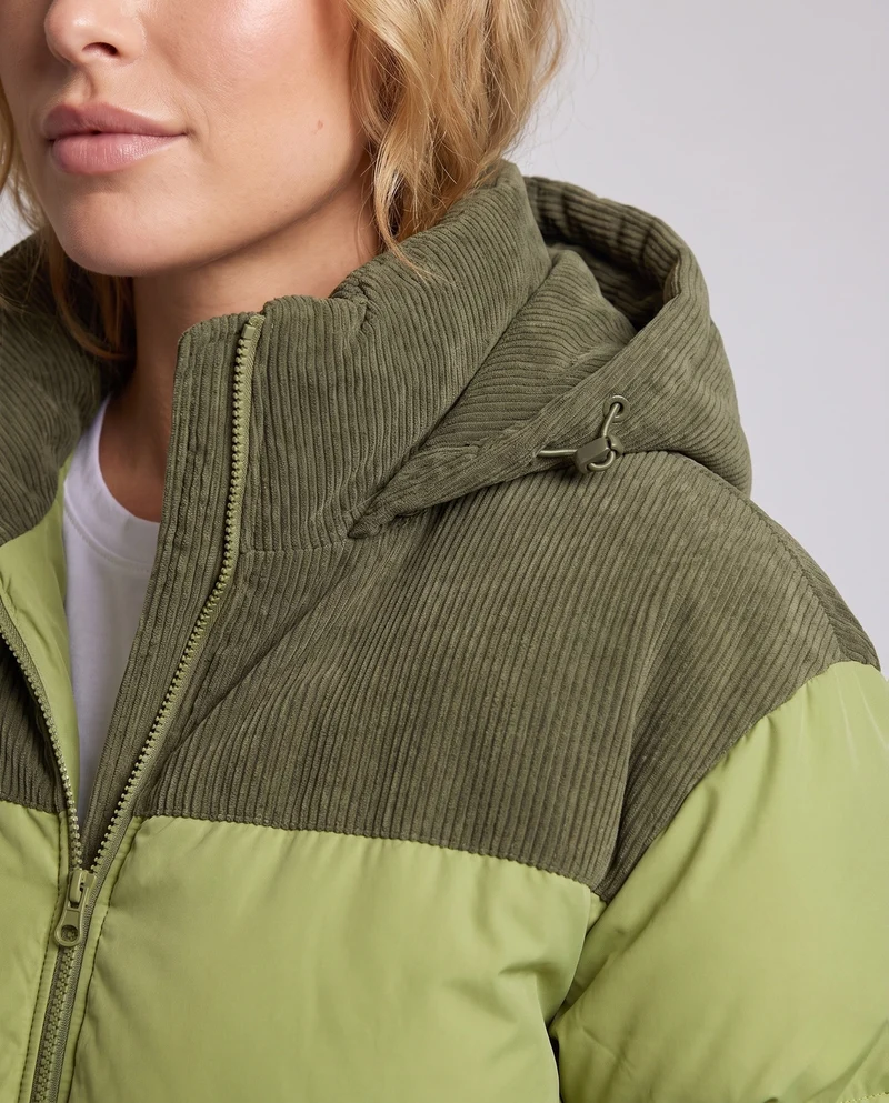 Damen Komfortable Steppjacke Nord Taschen