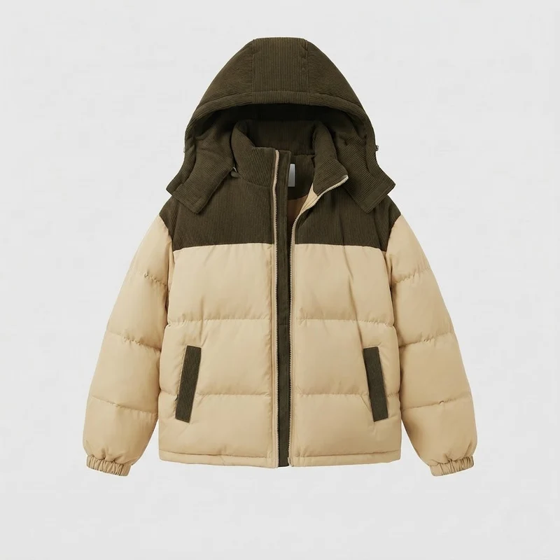 Damen Komfortable Steppjacke Nord Taschen