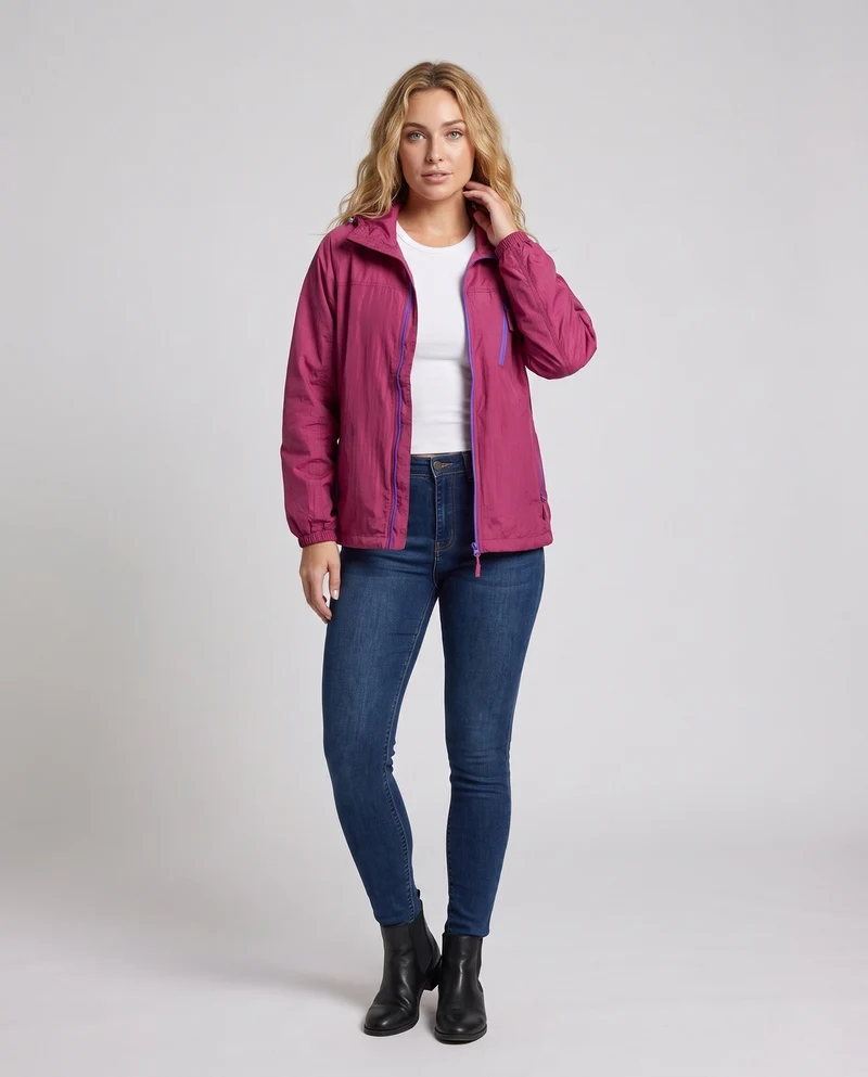 Damen Leichte Funktionsjacke Nord Taschen