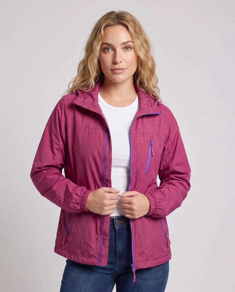 Damen Leichte Funktionsjacke Nord Taschen