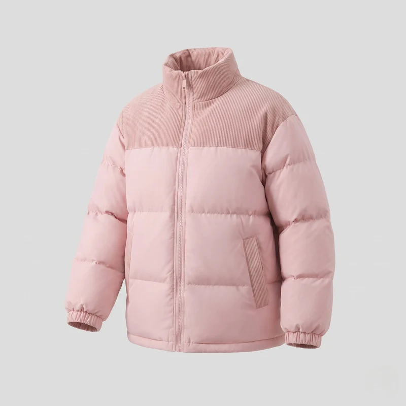 Damen Modische Daunenjacke mit hohem Kragen Nord Taschen