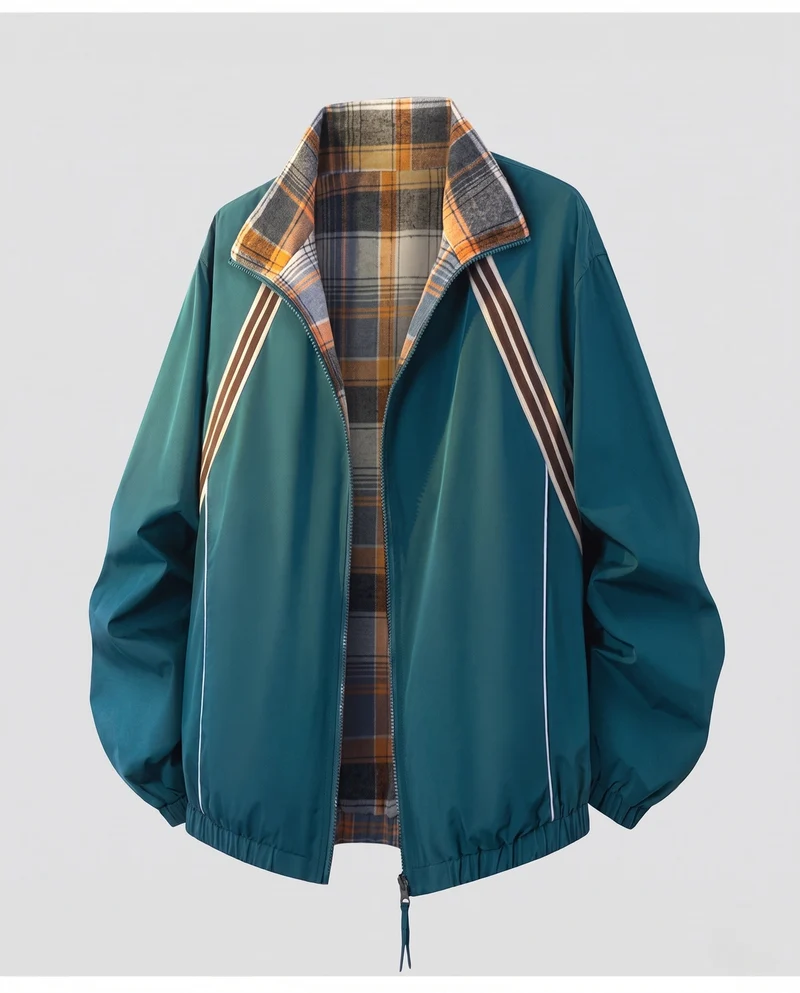 Herren Bequeme Wendejacke Nord Taschen