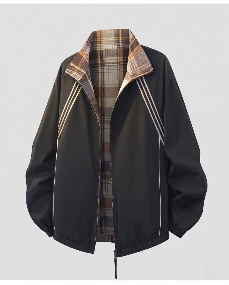 Herren Bequeme Wendejacke Nord Taschen