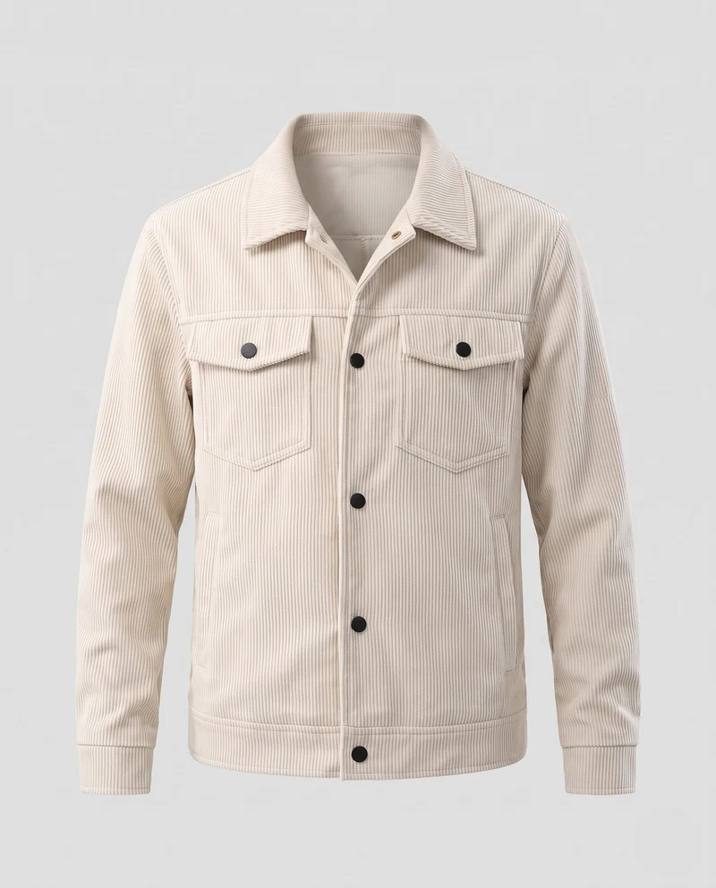 Herren Cordjacke Nord Taschen