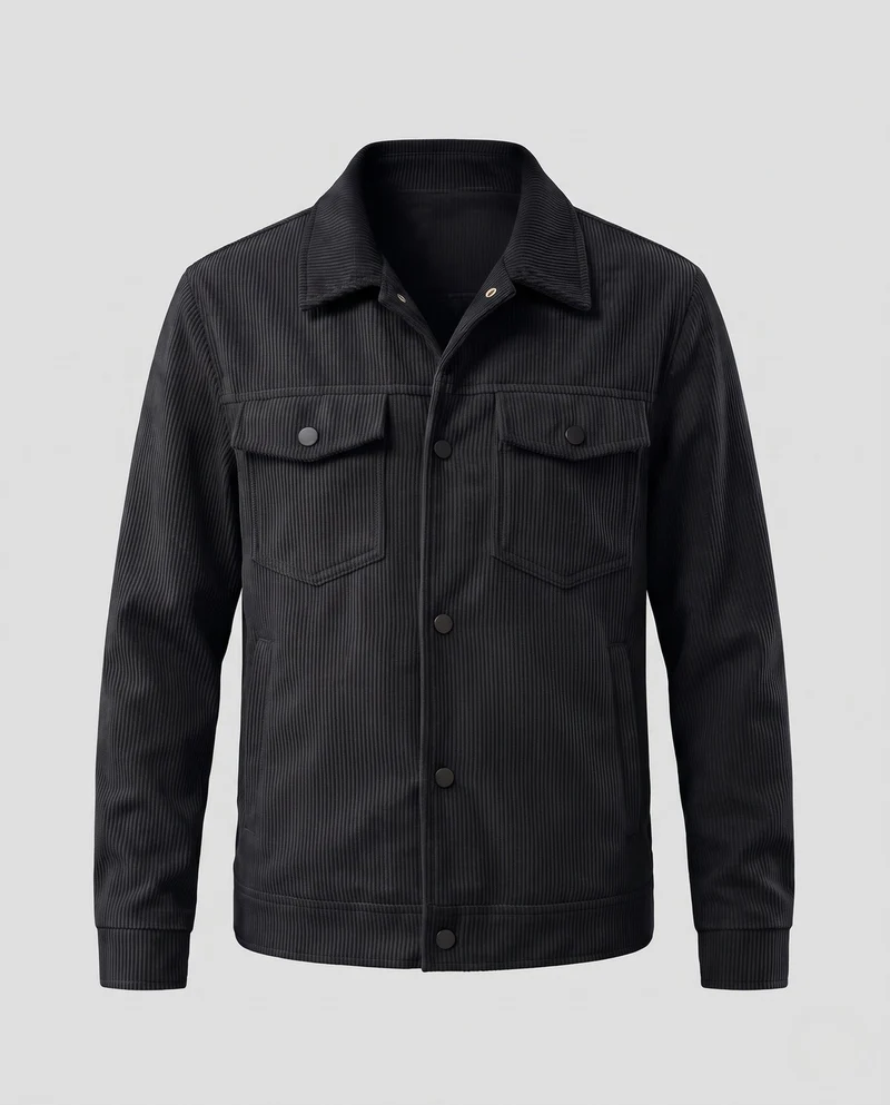 Herren Cordjacke Nord Taschen
