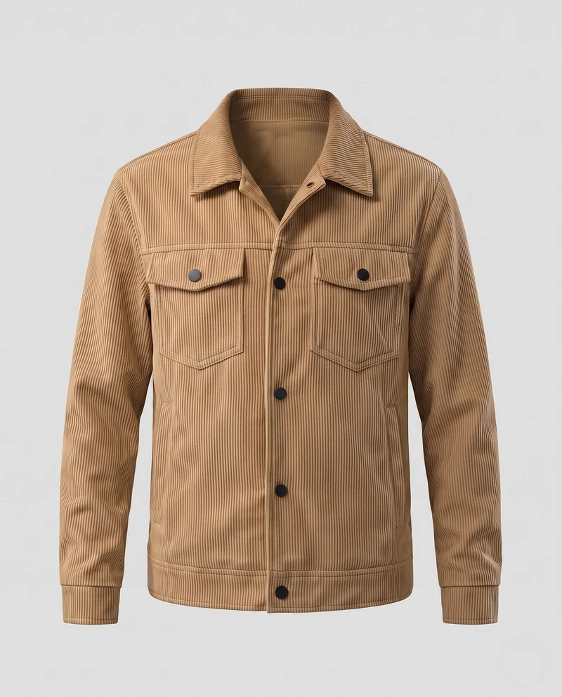 Herren Cordjacke Nord Taschen