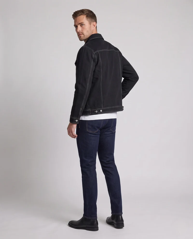 Herren Denimjacke mit Stehkragen und praktischen Taschen Nord Taschen