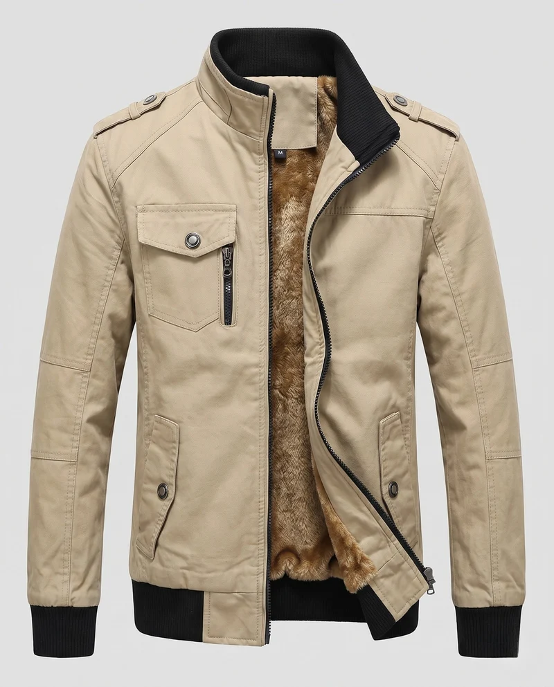 Herren Modische Übergangsjacke Nord Taschen