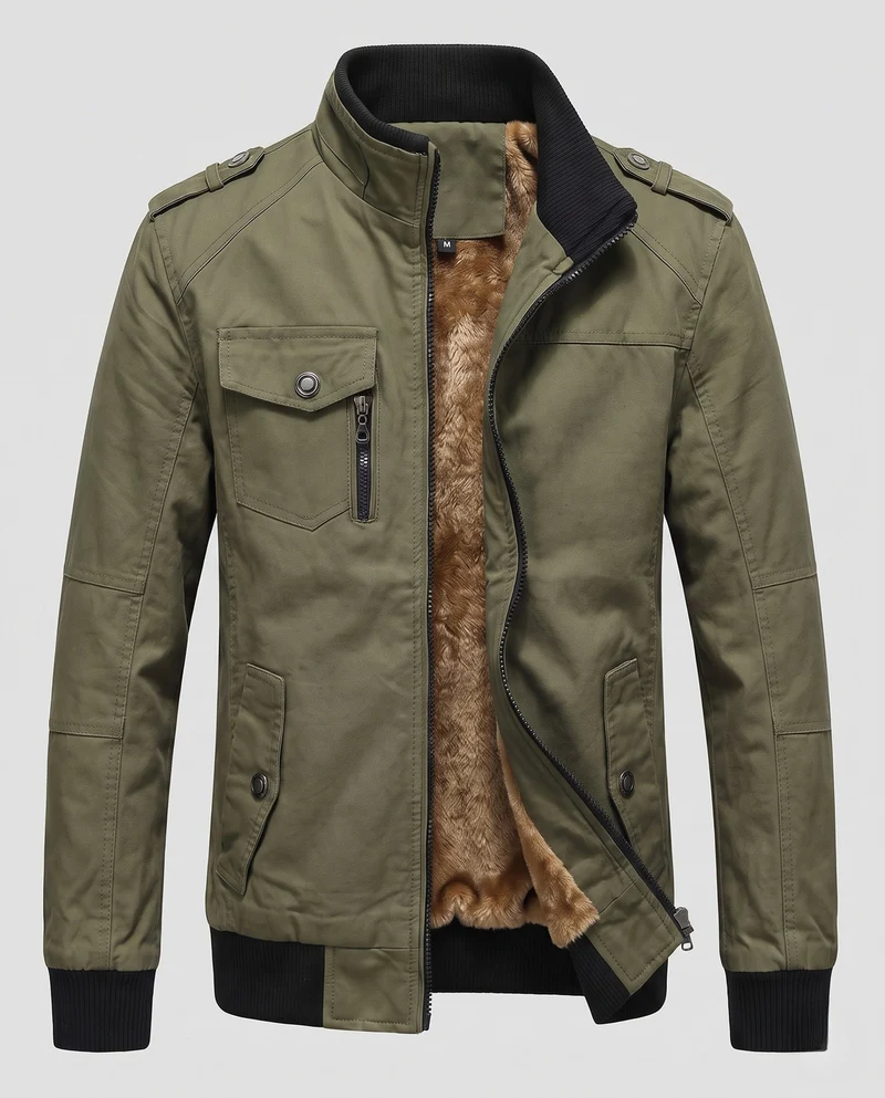 Herren Modische Übergangsjacke Nord Taschen
