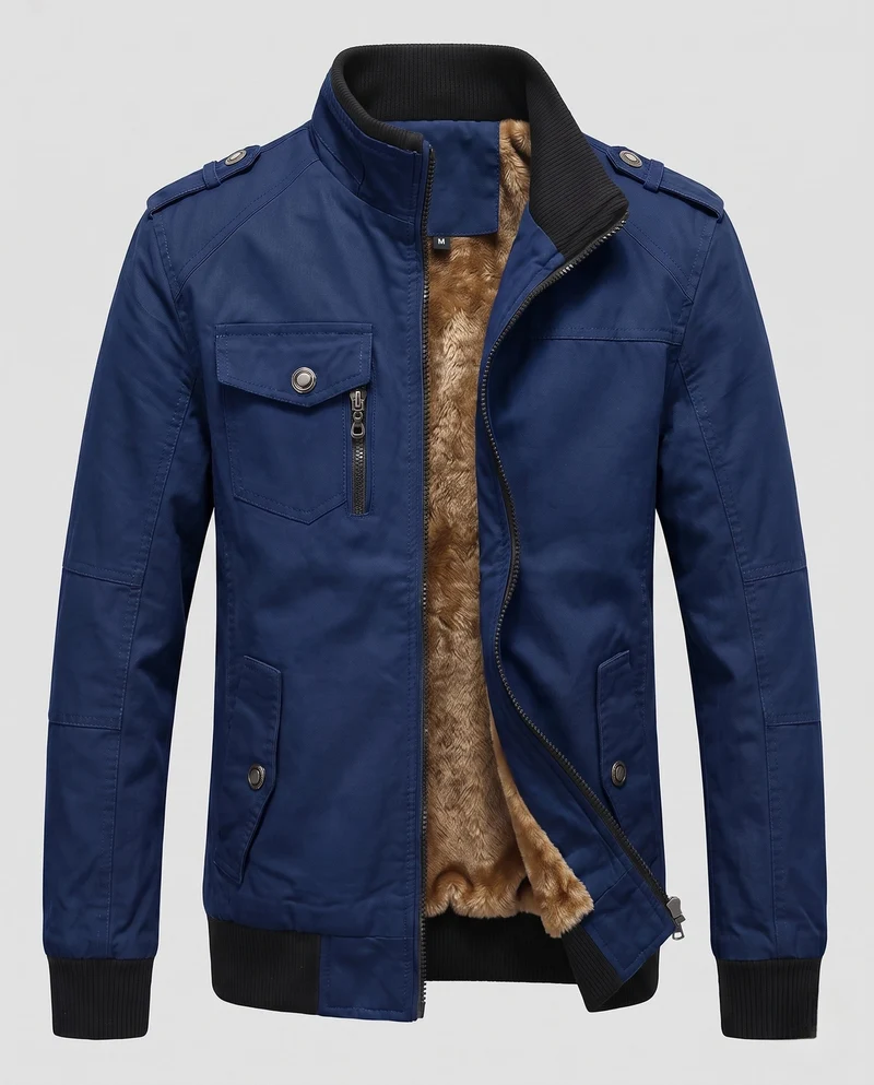 Herren Modische Übergangsjacke Nord Taschen