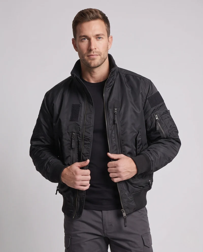 Herren Multifunktionale Bomberjacke mit Taschen Nord Taschen