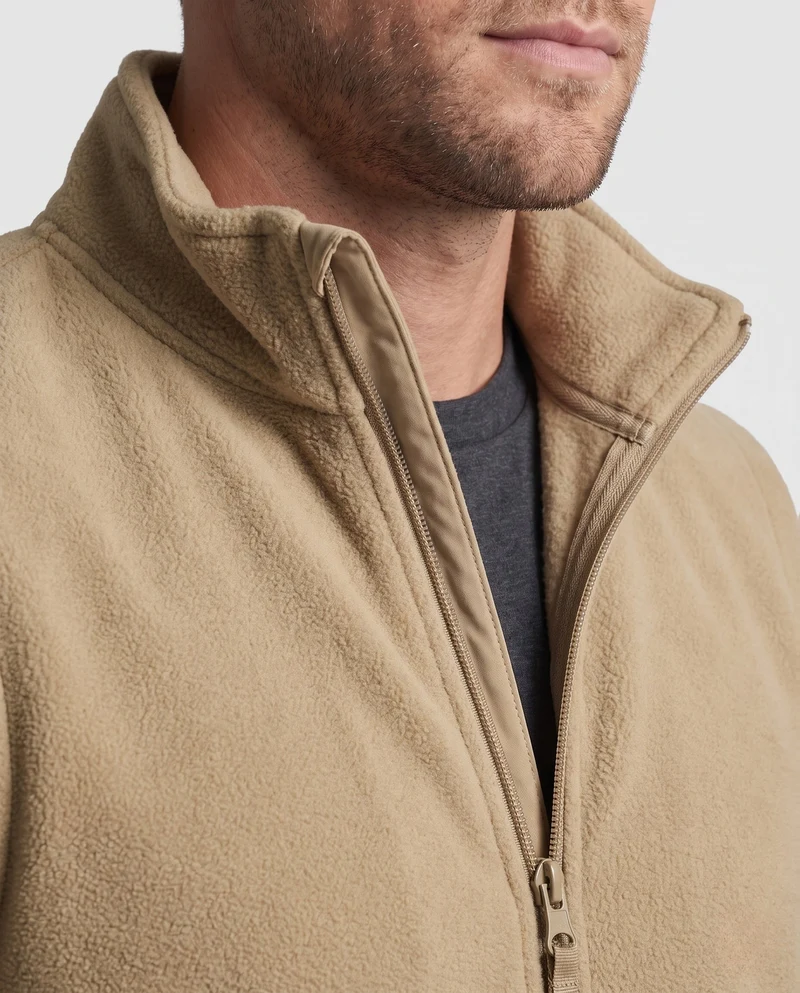 Herren Multifunktionale Fleece-Weste mit Taschen Nord Taschen