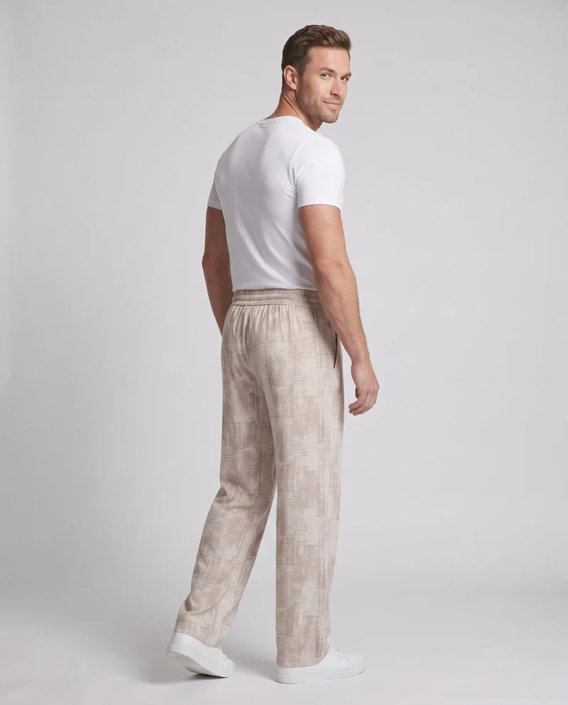 Herren Lässige Pluderhose mit elastischem Bund Nord Taschen