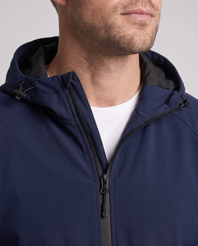 Herren Leichte Outdoor-Jacke mit verstellbarem Kapuzenverschluss Nord Taschen