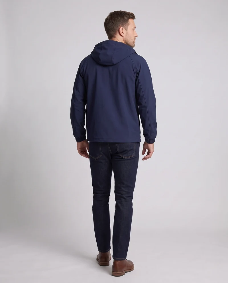 Herren Leichte Outdoor-Jacke mit verstellbarem Kapuzenverschluss Nord Taschen