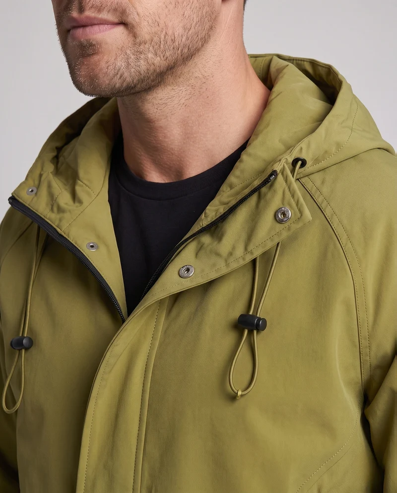 Herren Leichte Outdoorjacke mit verstellbarem Kapuzenverschluss Nord Taschen