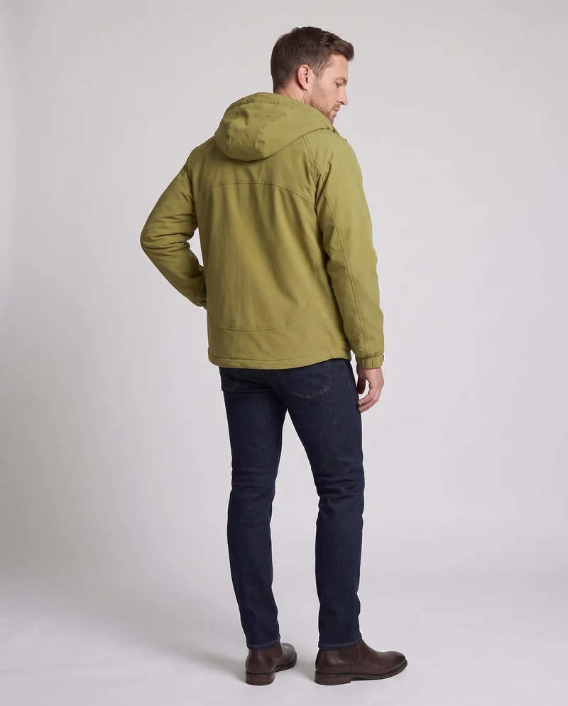 Herren Leichte Outdoorjacke mit verstellbarem Kapuzenverschluss Nord Taschen