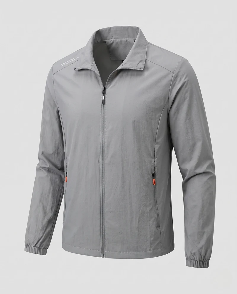 Herren Leichte Sommerjacke mit sportlichem Schnitt Nord Taschen