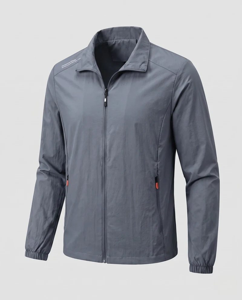 Herren Leichte Sommerjacke mit sportlichem Schnitt Nord Taschen