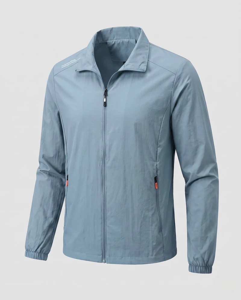 Herren Leichte Sommerjacke mit sportlichem Schnitt Nord Taschen
