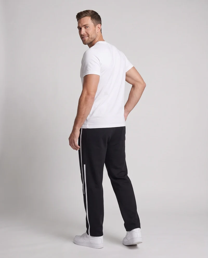 Herren Freizeit Jogginghose mit seitlichen Streifen Nord Taschen