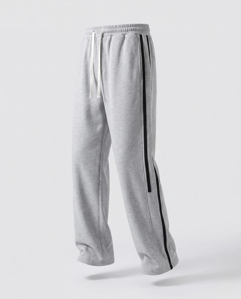 Herren Freizeit Jogginghose mit seitlichen Streifen Nord Taschen