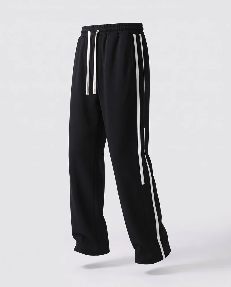 Herren Freizeit Jogginghose mit seitlichen Streifen Nord Taschen