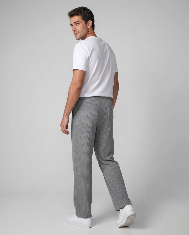 Herren Freizeit Gestreifte Hose Nord Taschen